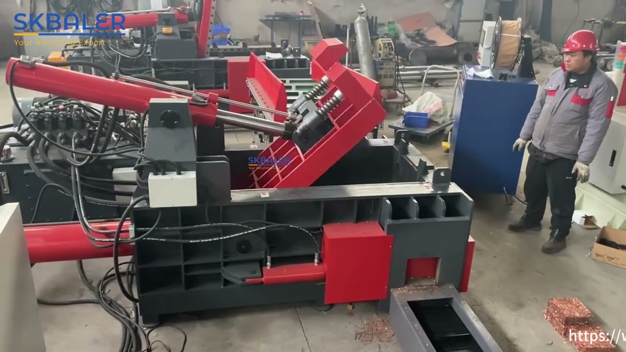 SKBALER Heavy-Duty Scrap Metal Baler - Powerful Baling Press from China Manufacturer