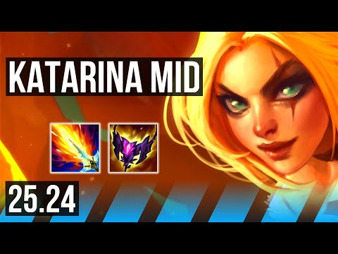 KATARINA vs FIZZ (MID) | Good KDA: 20/1/3 | EUW Master | 25.24