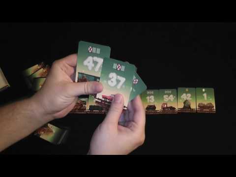 Sínen vagyunk kártyajáték - d3meeples