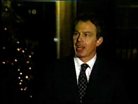 BBC One NI Continuity - NEWS REPORT (Newsflash) Iraq Airstrike / Clinton impeached (19 Dec 1998)