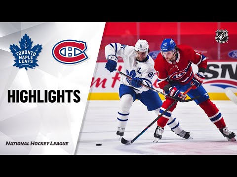 Maple Leafs @ Canadiens 2/10/21 | NHL Highlights