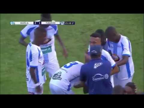 Gol Dener Santos Marilia 4x3 Tubrão Copa São Paulo 2018