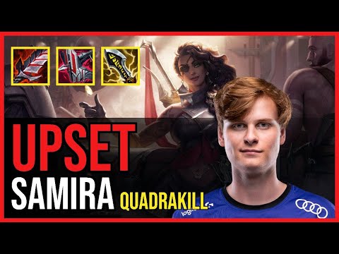 Upset - SAMIRA vs. EZREAL ADC | EUW Challenger | QUADRAKILL
