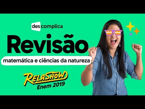 AULÃO RELASHOW ENEM 2019 | MATEMÁTICA E CIÊNCIAS DA NATUREZA | ENEM DIA 2 | AO VIVO