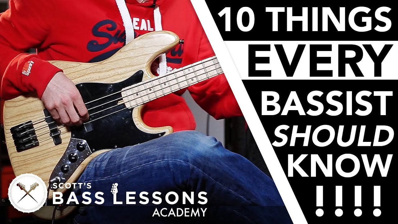 10 Things EVERY Bass Player Should Know /// Scott's Bass Lessons - YouTube