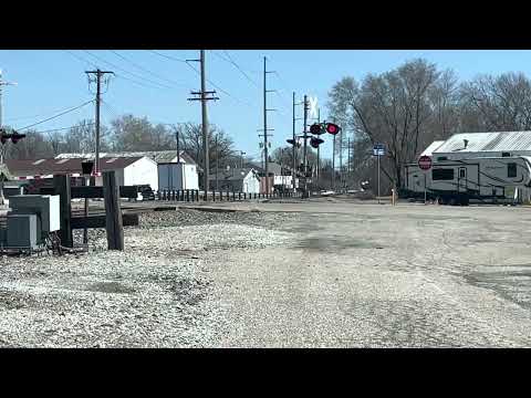 Amtrak 381 Carl Sandburg Chicago to Quincy @ Macomb, IL Ward St crossing