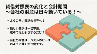 【簿記3級入門】第4回：取引の2面性と「会計期間」の基本用語をわかりやすく解説！