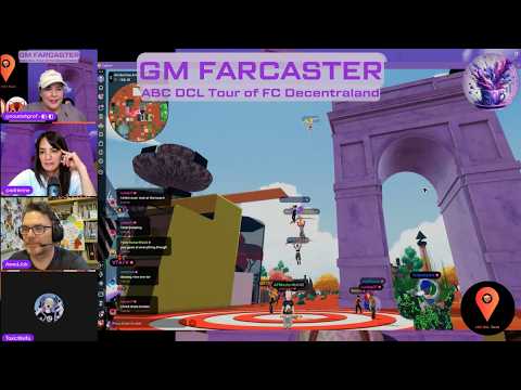 Tour of the Farcaster Estate in Decentraland with ABC DCL Tours
