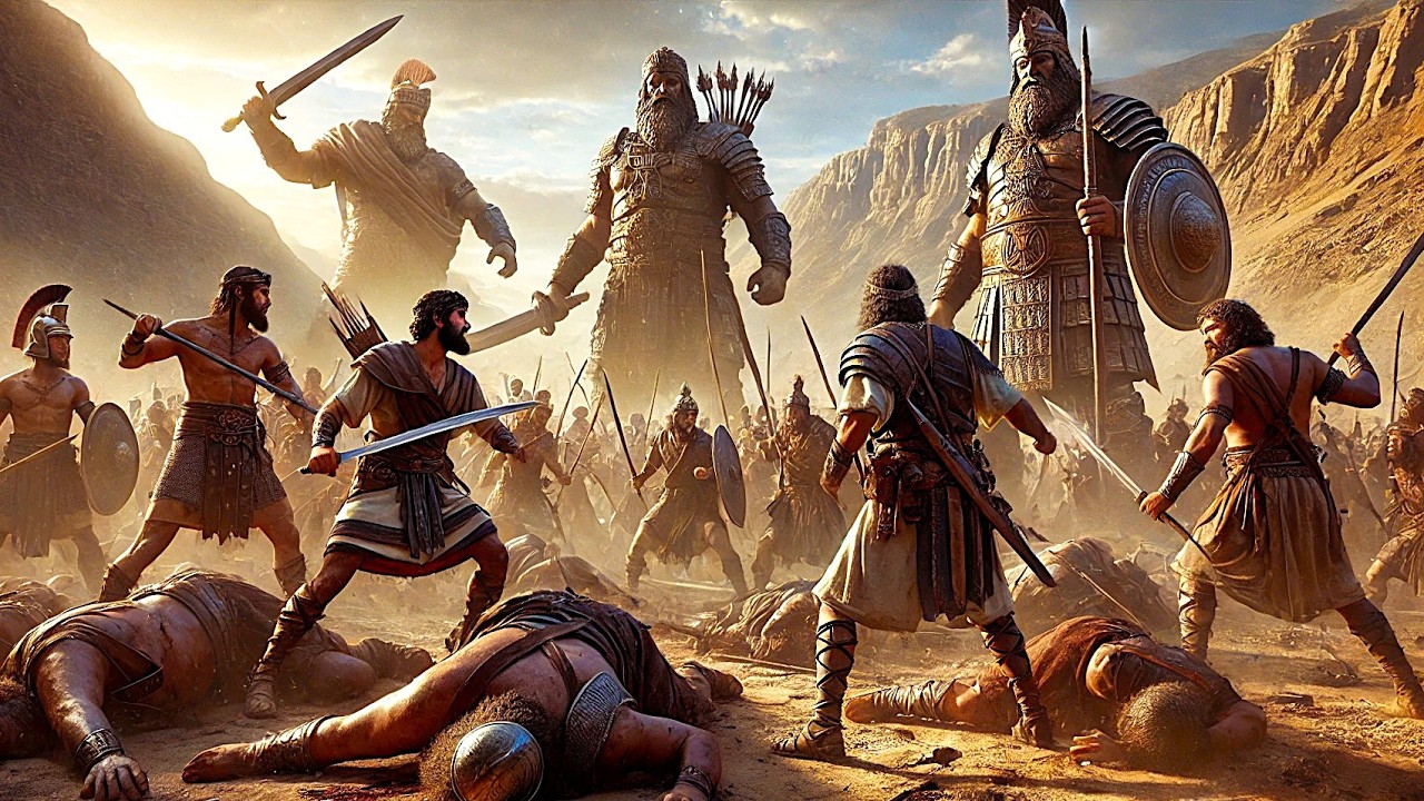 Israelitas vencem batalhas contra os Gigantes