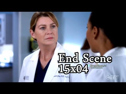 Grey's Anatomy 15x04 Ending Scene Maggie Tells Meredith That Teddy is Pregnant with Owen's Baby