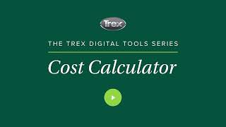 How to Use Trex Composite Decking Cost Calculator | Trex Tutorial
