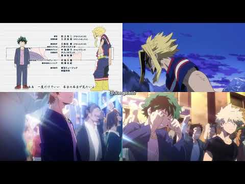 Anime References in My Hero Academia: Final Season Ending | "I" - BUMP OF CHICKEN
