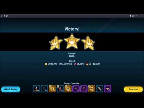 Star Wars Commander-Defense & Revenge on Forest Planets-Yavin-Dandoran-Takodana