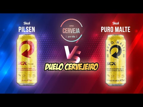 Skol Pilsen vs. Skol Puro Malte | AmBev | Uma Cerveja Por Dia #0803