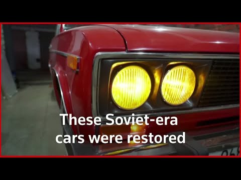 汽車愛好者修復蘇聯時期的汽車 (Car enthusiasts restore Soviet-era cars)