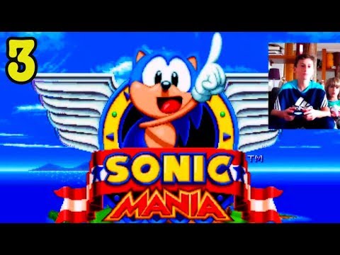 SONIC MANIA Chemical Plant ZONE 1 FUNNY Battle Between KIDS at HOME - PART 3