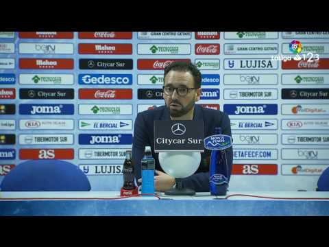 Rueda de prensa de José Bordalás tras el Getafe CF vs CD Mirandés (1-1)