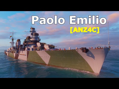 World of WarShips Paolo Emilio - 3 Kills 264K Damage