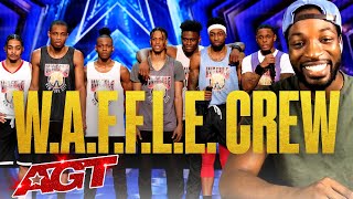 Beyond the Stage Brought to You by Dunkin': W.A.F.F.L.E. Crew - America’s Got Talent 2020 thumbnail
