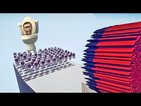 100X SKIBIDI TOILET  vs EVERY GOD - Totally Accurate Battle Simulator TABS