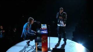 Coldplay - Lost (feat. Jay-Z) and Viva La Vida Live at &#39;09 Grammy Awards