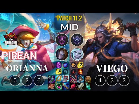 SG Pirean Orianna vs Viego Mid - KR Patch 11.2