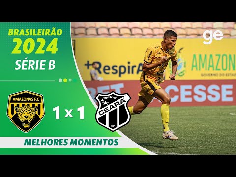 Gols e lances de Amazonas x Ceará