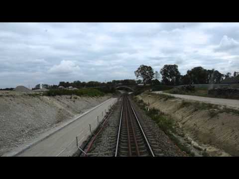 Mühldorf (Oberbay) ‒ Tüßling · Führerstandsmitfahrt · September 2015 [HD]