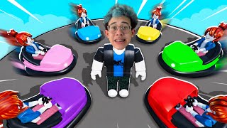 BATALHA de CARRINHO DE BATE BATE NO ROBLOX 
