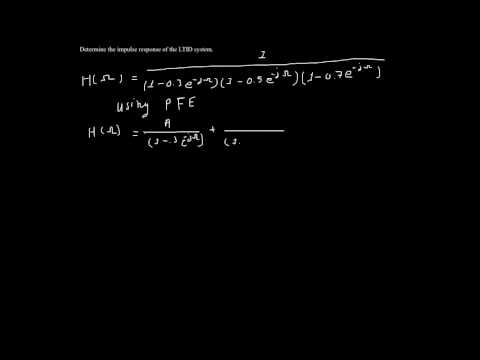 Impulse Response and Difference Equation Rep. of LTID System