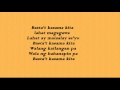 Daryl Ong -Basta't Kasama Kita (lyrics)