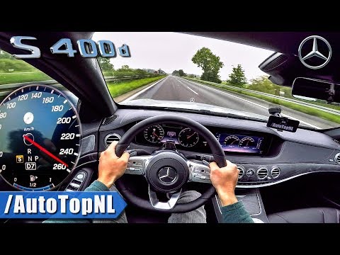 2018 Mercedes Benz S Class S400d AUTOBAHN POV TOP SPEED by AutoTopNL