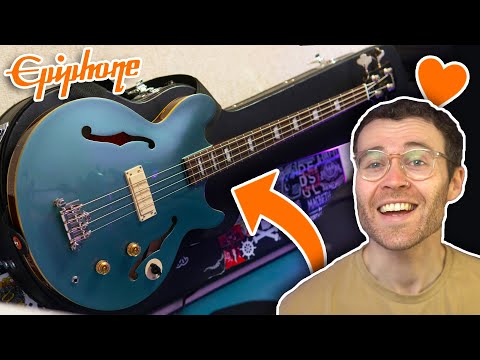 Everyone NEEDS To Try A Semi-Hollow... | Epiphone Jack Casady Bass [Review/Demo]