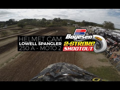 HELMET CAM: Lowell Spangler - 250 A / Moto 2 - Boyesen 2 Stroke Shootout