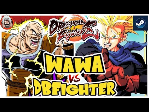DBFZ Wawa vs DBFighter (VegetaSSJ, Black, Trunks) vs (VegetaSSB, Jiren, Nappa)