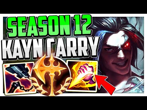 How to Play Kayn & CARRY for Beginners Season 12 + Best Build/Runes | Kayn Guide League of Legends