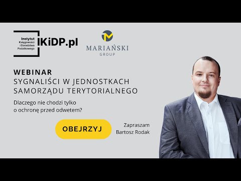 Sygnaliści w jednostkach samorządu terytorialnego #JST #samorząd #whistleblower #sygnalista