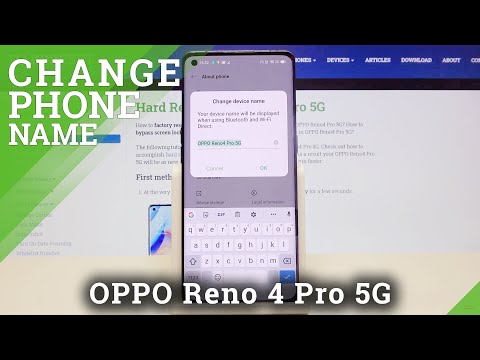 Change OPPO Reno 4 Pro 5G Name – Rename Phone