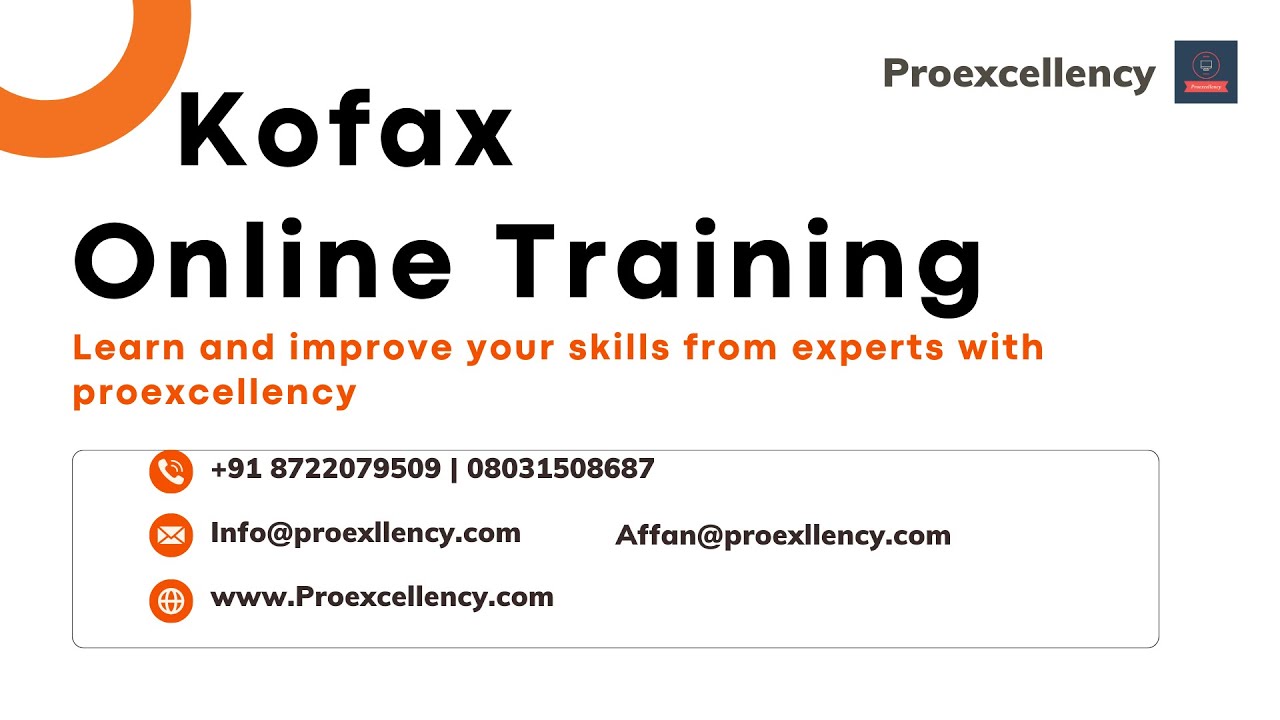 Kofax Online Training: Comprehensive Guideline from Industry experts with Proexcellency