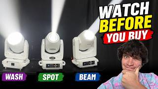 Beam vs Spot vs Wash — Which Moving Head Is Best for DJs?