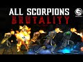 All Scorpion Brutalities MK Mobile