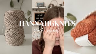 HGK 1K yarn stash reveal + a history of all my knitting projects
