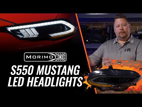 The BEST Aftermarket LED Headlight Available for the 2018 - 2021 Mustang S550 by Morimoto Lighting