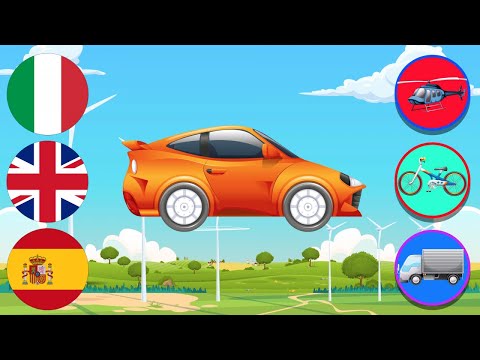 INDOVINA I mezzi di trasporto 🇮🇹 Italiano 🇬🇧 Inglese 🇪🇸 Spagnolo con Lucilla, Daisy e Luli