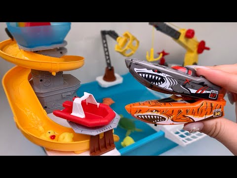 [🐰toy asmr🐰] Zuru Robo Alive Boats & Sliding Ship Playset ASMR Satisfying with Unboxing | Review Toy