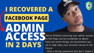 How To Recover A Hacked Facebook Page Admin Access | Recover Gain Admin Access