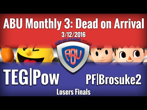 ABU Monthly 3: TEG | Pow (Pacman) s. Brosuke2 (Villager, Ness) - Losers Finals