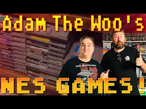 Reviewing Adam The Woo's Nintendo NES Video Game Collection!!! Over 32 Games Covered!