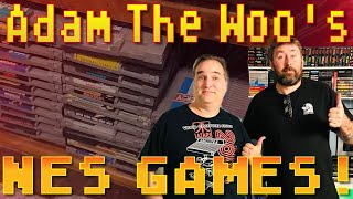 Reviewing Adam The Woo's Nintendo NES Video Game Collection!!! Over 32 Games Covered!