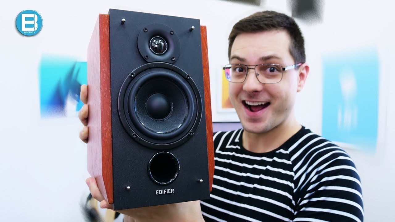 Miniatura da avaliação em vídeo de Monitor de Áudio Bluetooth Edifier R1700BT Wood